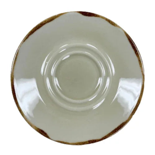 Continental 51RUS010-196 double-well saucer 6-1/2 inch diameter microwave safe