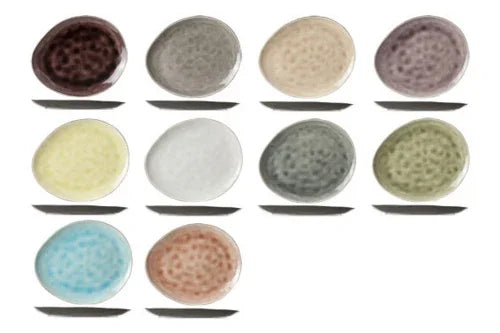 Cosy & Trendy 9700120 oval stoneware plate 19.5 x 16 cm, dishwasher safe