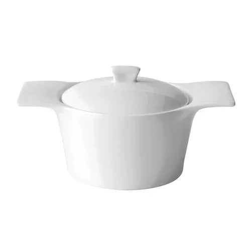 Anton Black ABZ05005 Casserole Dish 12-1/2 oz Round Individual Handled with Lid