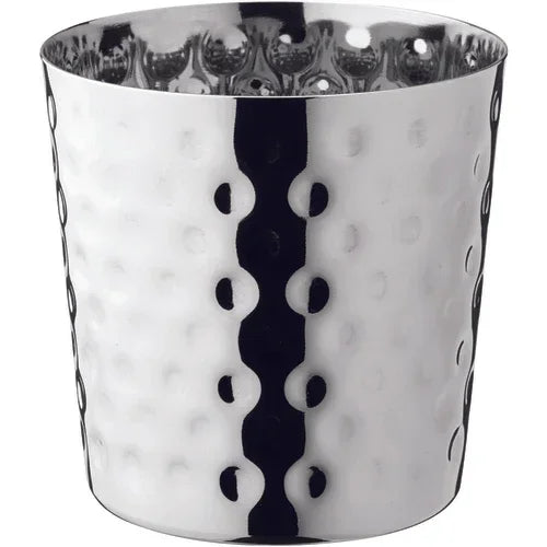 Creative Table F91136 Cup 3-1/2 in Hammered Stainless Steel