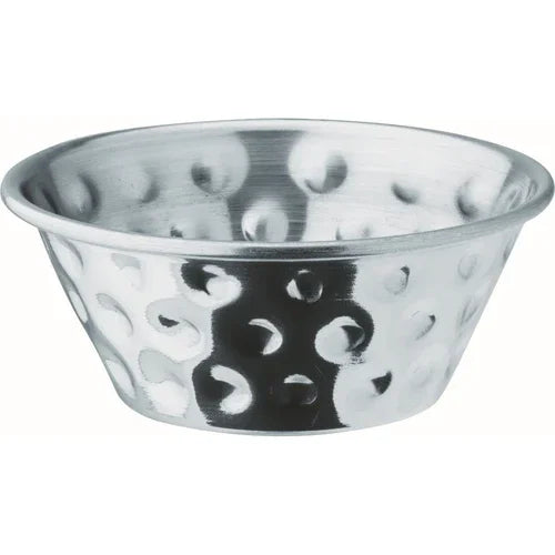 Creative Table F91148 1.5 oz Hammered Stainless Steel Ramekin