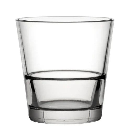 Creative Table HD0704 Double Rocks Glass 12 oz Stackable Polycarbonate Venture