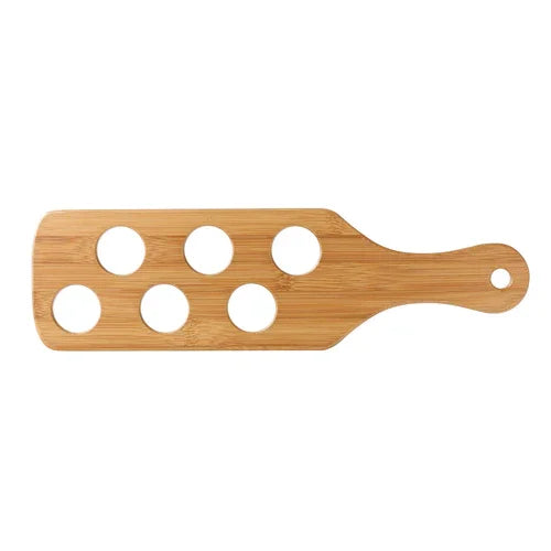 Creative Table JMP945 Shot Glass Paddle 15 in L x 4-1/4 in W Holds 6 Glasses