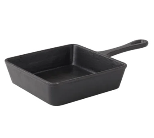 Creative Table MH6101 cast iron skillet 14.4 oz square 5-1/2 in