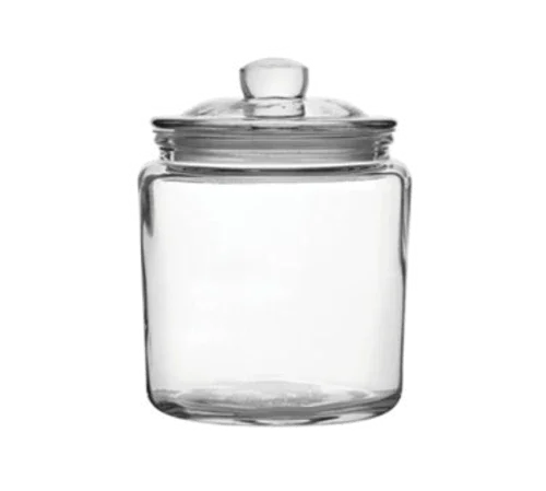 Creative Table NBJ009 Biscotti Jar 30-2/5 oz. with Knob Handle 4.13 in Dia.