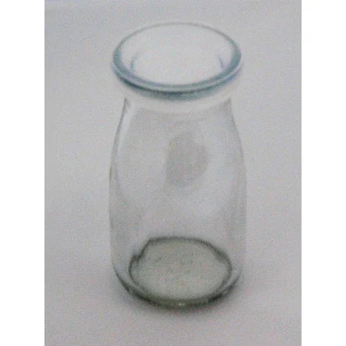 Creative Table R90122 Glass Bottle 3.75 oz with White Lid