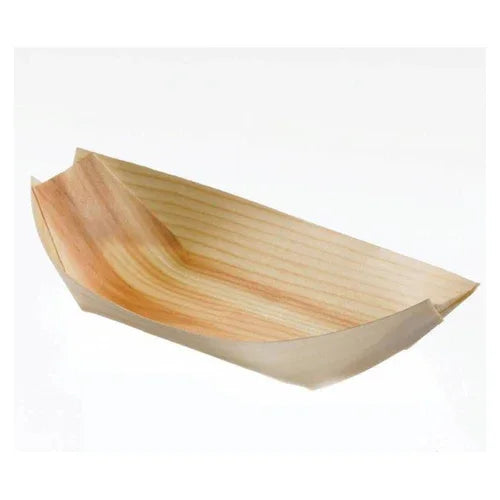 Leone S0043.S Disposable Finger Food Boat Biodegradable 6-4/5 in x 3-1/3 in