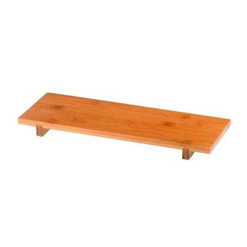 Leone S0063 Sushi Tray Bamboo Rectangular Hand Wash 19.5 x 9.25 x 1 Inches