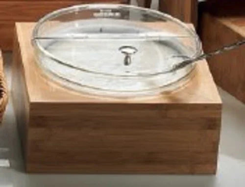 Leone S1001 Yogurt Set with Glass Bowl and Lid