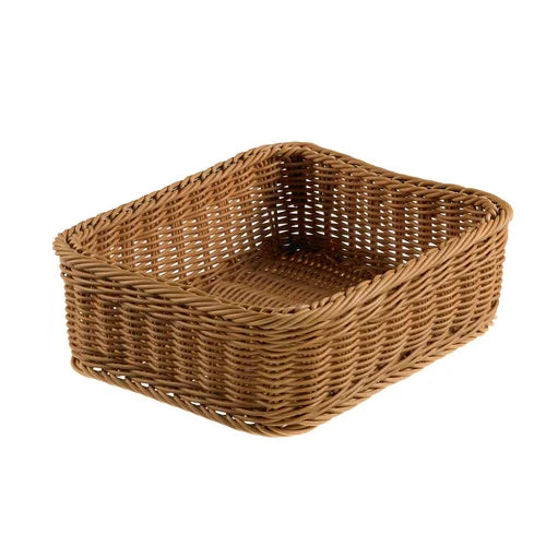 Leone T0563 Vanity Basket 13 x 10-1/2 x 4 inch Rectangle Dishwasher Safe