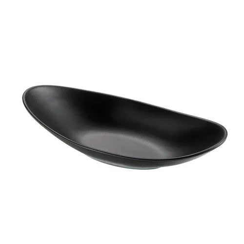 Leone T8205 oval plate, 12-1/4 x 6-1/2 x 1-3/4 inches, dishwasher safe