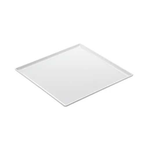Leone T8424 square tray 16 in x 16 in dishwasher safe melamine snow white