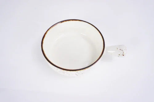 Creative Table TS-DG0122-01 round bowl with handle, microwave safe, 0.6 L capacity