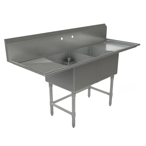 Tarrison TA-CDS218LR-KIT 2-Compartment Sink