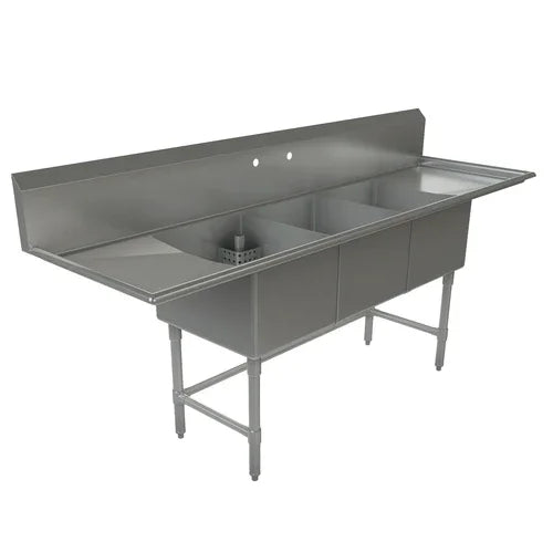 Tarrison TA-CDS318LR-KIT 3-Compartment Sink