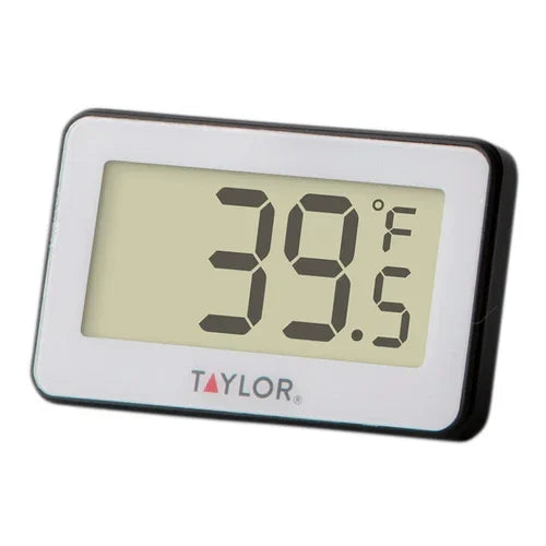 Taylor 1443 Thermometer for Refrigerator and Freezer with Digital LCD Readout