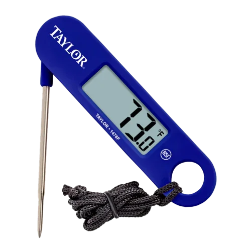 Taylor 1476FDA digital folding probe thermometer -40° to 250°F temperature range