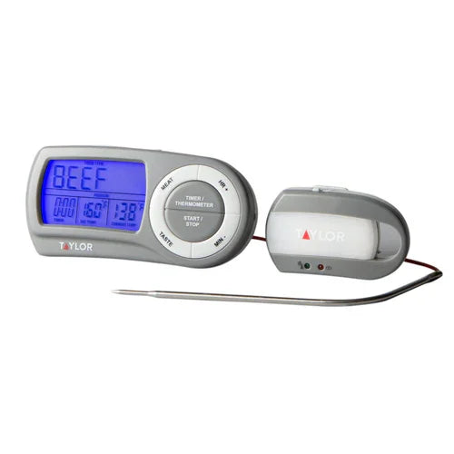 Taylor 147921 Wireless Remote Cooking Thermometer Digital Range 32° to 450°F