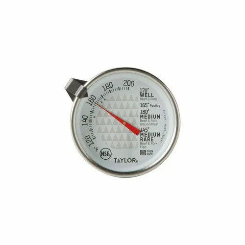 Taylor 3504FS Meat Thermometer with Stainless Steel Stem and Temperature Range 120° to 200°F