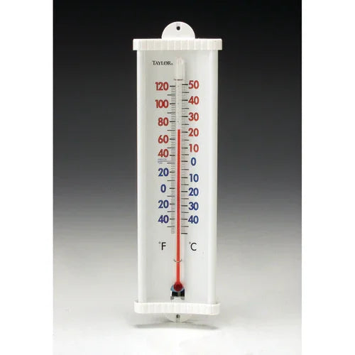 Taylor 5132N utility wall thermometer with -40° to 120°F temperature range
