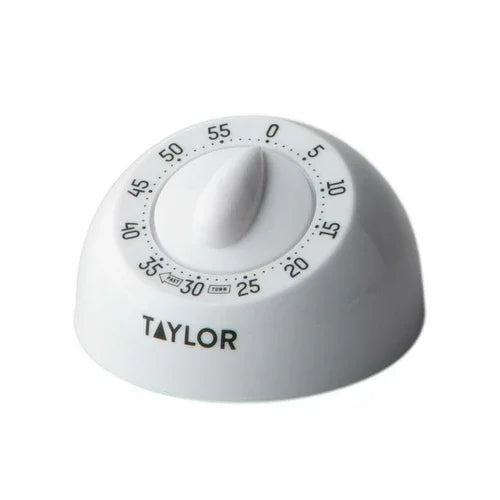 Taylor 5832 Mechanical Timer 60 Minute Compact Size Long Ring