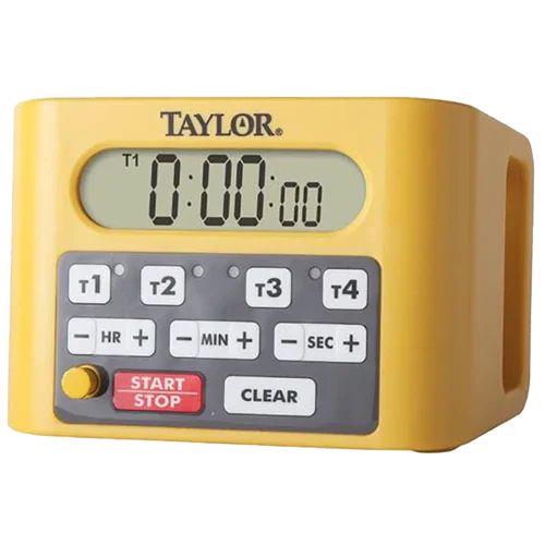 Taylor 5839N Digital Timer with 1-1/4 in LCD Display and Four Events