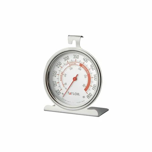 Taylor 5932 Oven Thermometer with Dial and Glass Lens for Temperature Monitoring