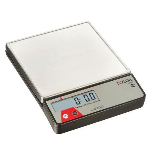 Taylor TE22FT Portion Control Scale with digital display and 22 lb capacity