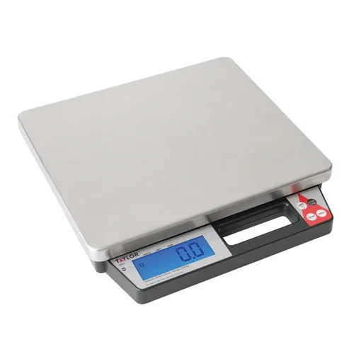 Taylor TE50 digital portion control scale, 50 lb. x 0.5 oz. capacity, 13-inch