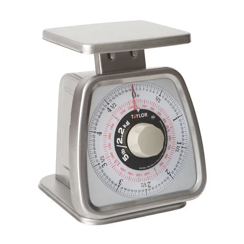 Taylor TS5 Portion Control Scale with 5 lb. capacity and dual measurements