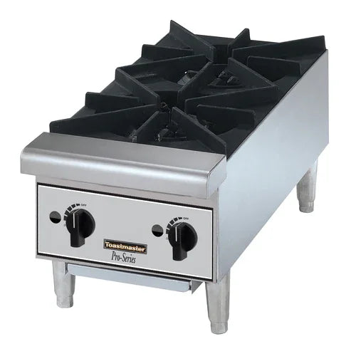 Toastmaster TMHP2 12" Gas Hotplate 22,000 BTU