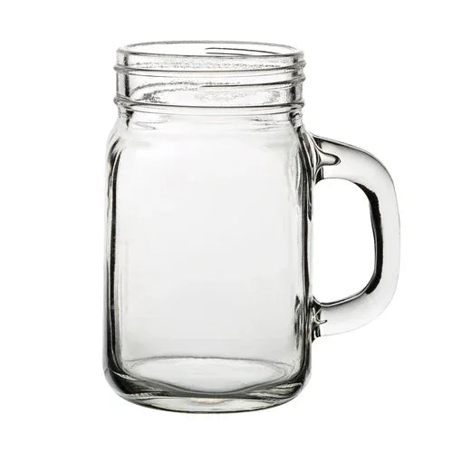 Creative Table R90074 Tennessee Jar 15 oz with handle glass