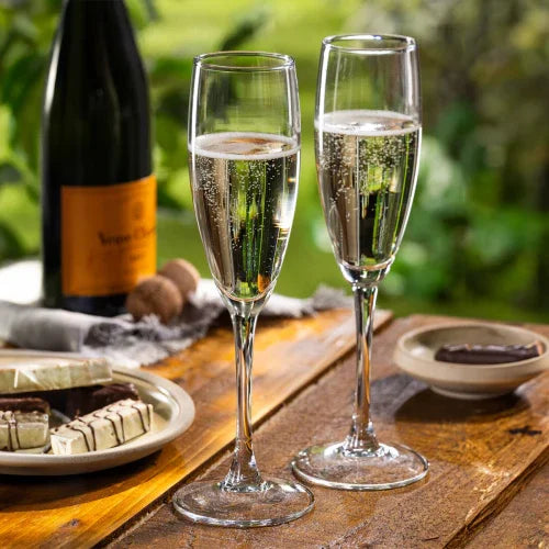 Vicrila Xarel 5.8 oz Champagne Flute, 8.7" x 2.8" (12/Case) | V0201