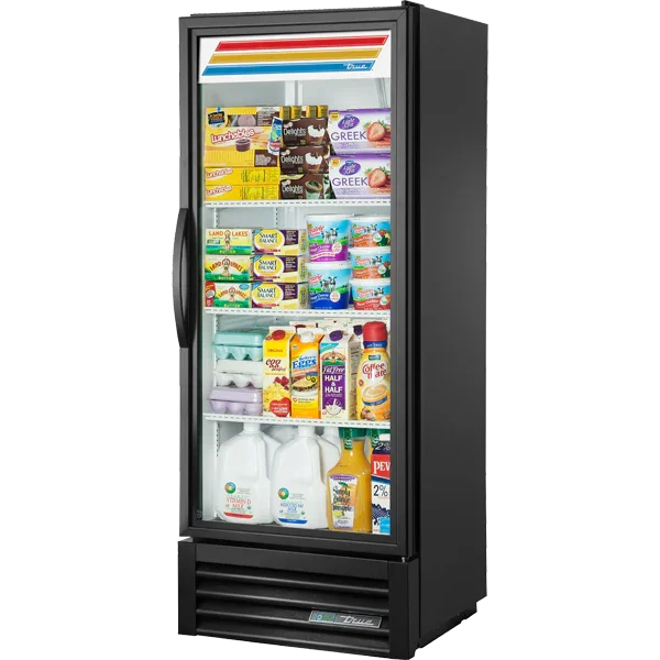 TRUE 25" 1-Glass Door Refrigerated Merchandiser, Bottom Mounted, 11.2 cu. ft. | GDM-12-HC~TSL01