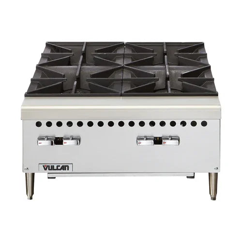 Vulcan VCRH24 24" Gas Hotplate with 4 Burners
