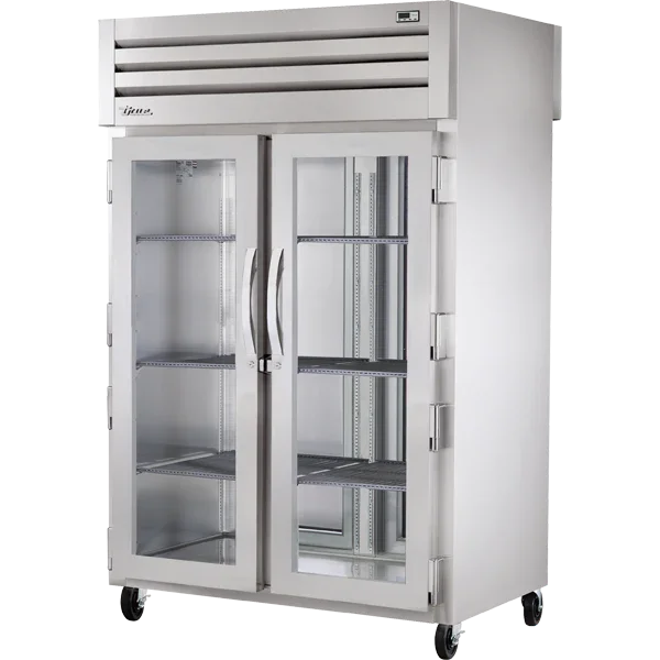 True STG2RPT-2G-2S-HC | SPEC SERIES® | 53" 2-Glass Door Pass-Thru Refrigerator