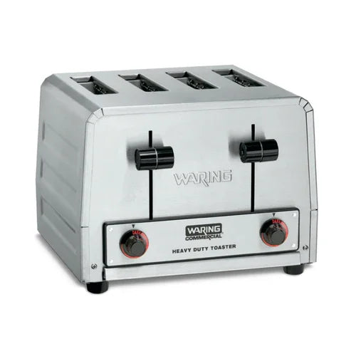 WARING WCT805B Commercial Toaster with Four Slots and Slice Capacity