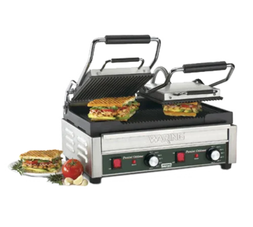 WARING WPG300 Dual Panini Grill for Electric Cooking 17 in x 9-1/4 in