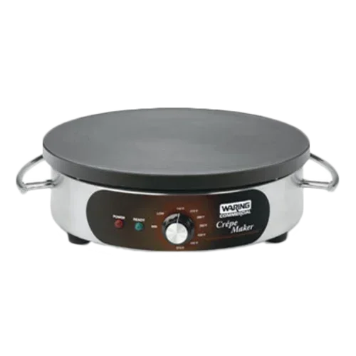 WARING WSC165BX electric crepe maker with 16-inch cast iron cook surface