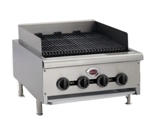 WELLS HDCB-2430G Charbroiler Natural Gas Countertop 24 in W Manual Controls