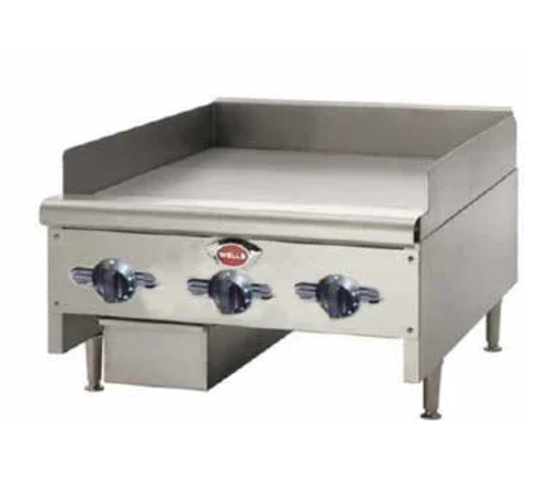 WELLS HDTG-4830G Griddle with Natural Gas for Countertop Cooking