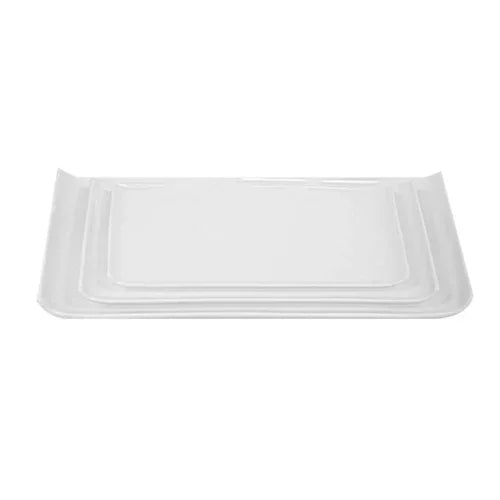 William Fine Bone BCMX.04.25 Rectangular Tray 10x4.75 inches Curled Edge China