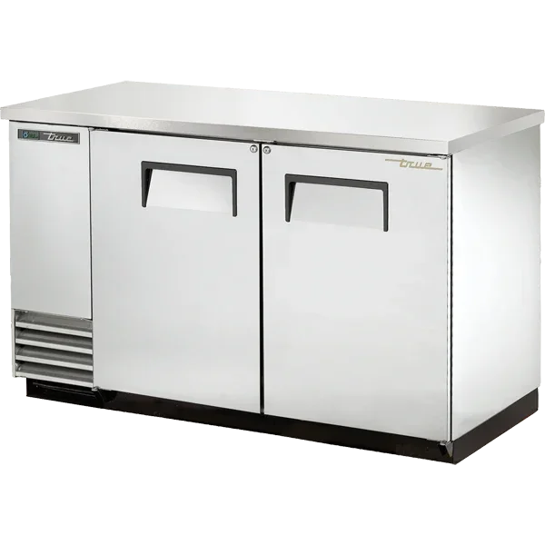 True TBB-2-S-HC | 59" 2-Solid Door Back Bar Cooler  20.3 cu. ft.