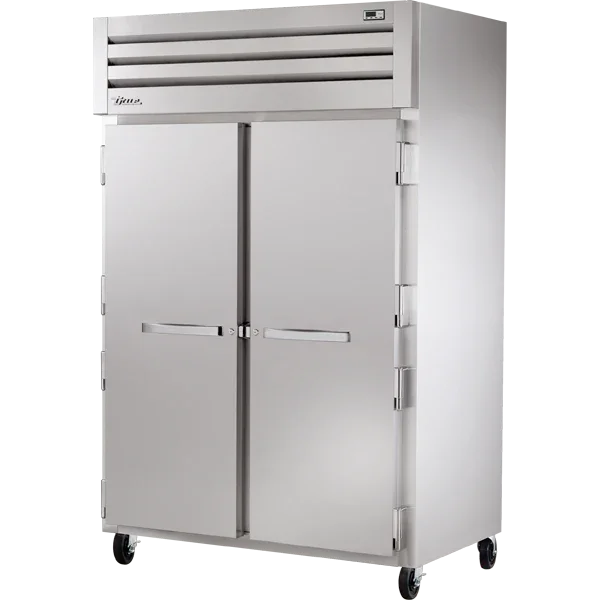 True STR2H-2S | SPEC SERIES® | 53" 2-Solid Door Reach-In Heated Cabinet