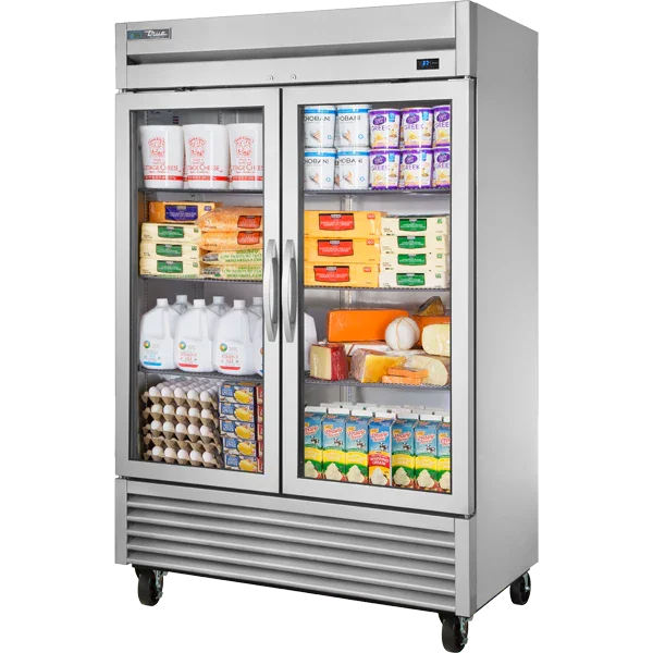 True TS-49G-HC~FGD01 | TS Series 54" 2-Glass Door Refrigerator