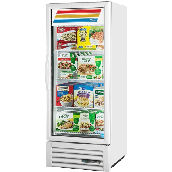 TRUE 25" 1-Glass Door Merchandising Freezer, Bottom Mounted, 10.65 cu. ft. | GDM-12F-HC~TSL01