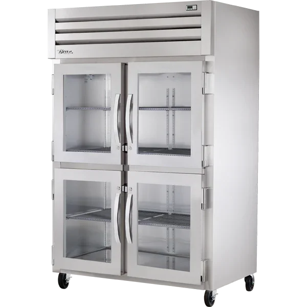 True STR2H-4HG | SPEC SERIES® | 53" 4-Glass Half Door Heated Cabinet